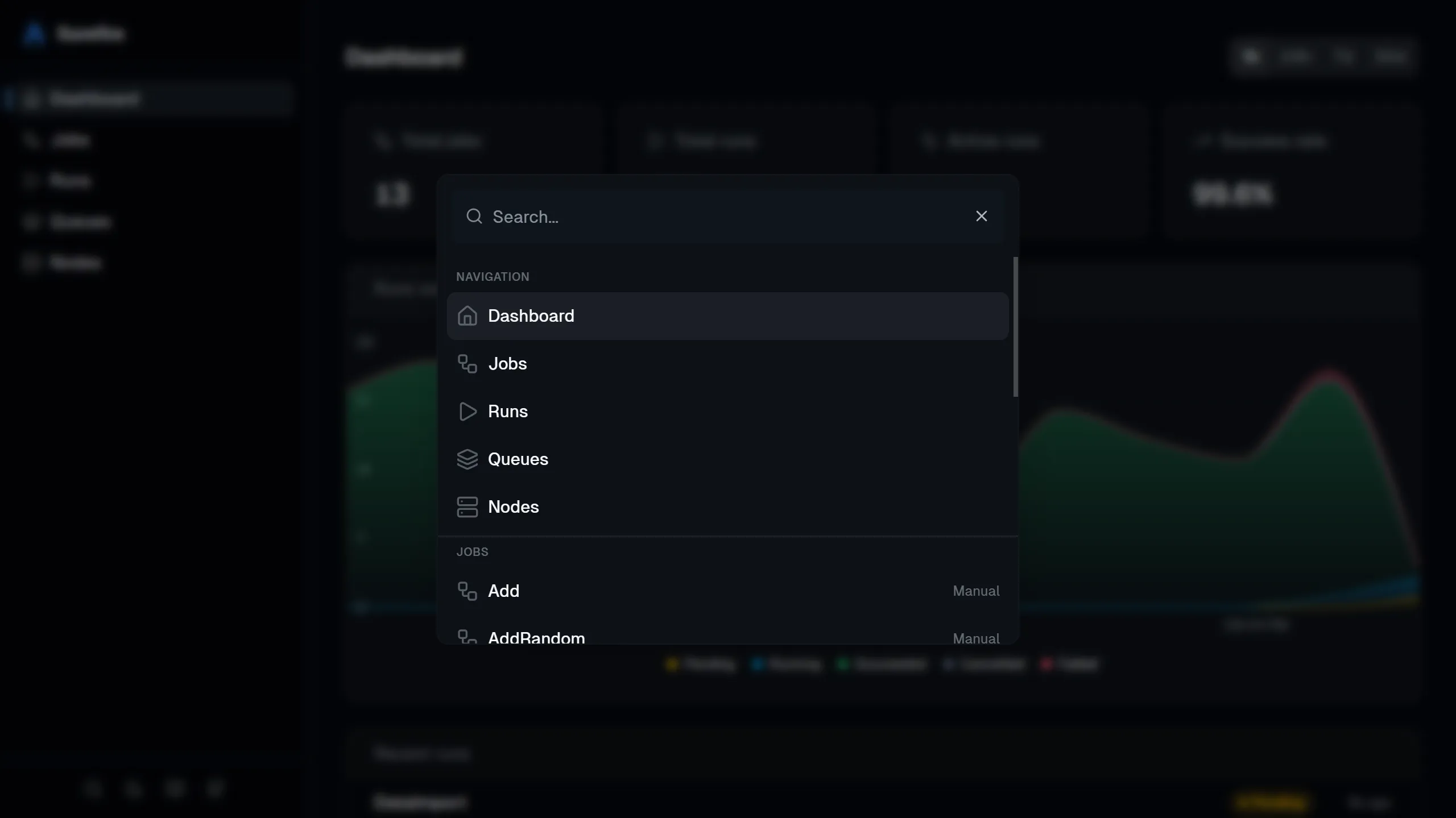 Command palette